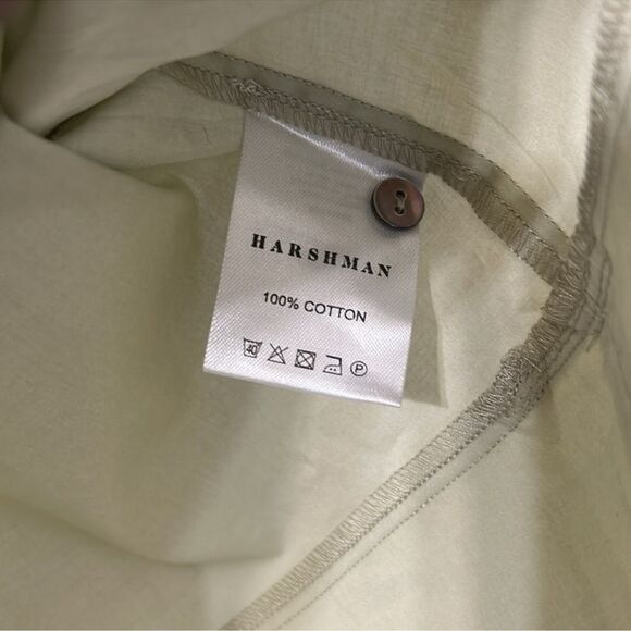 Harshman Green Cotton Top(Size Large) - Picture 5 of 7